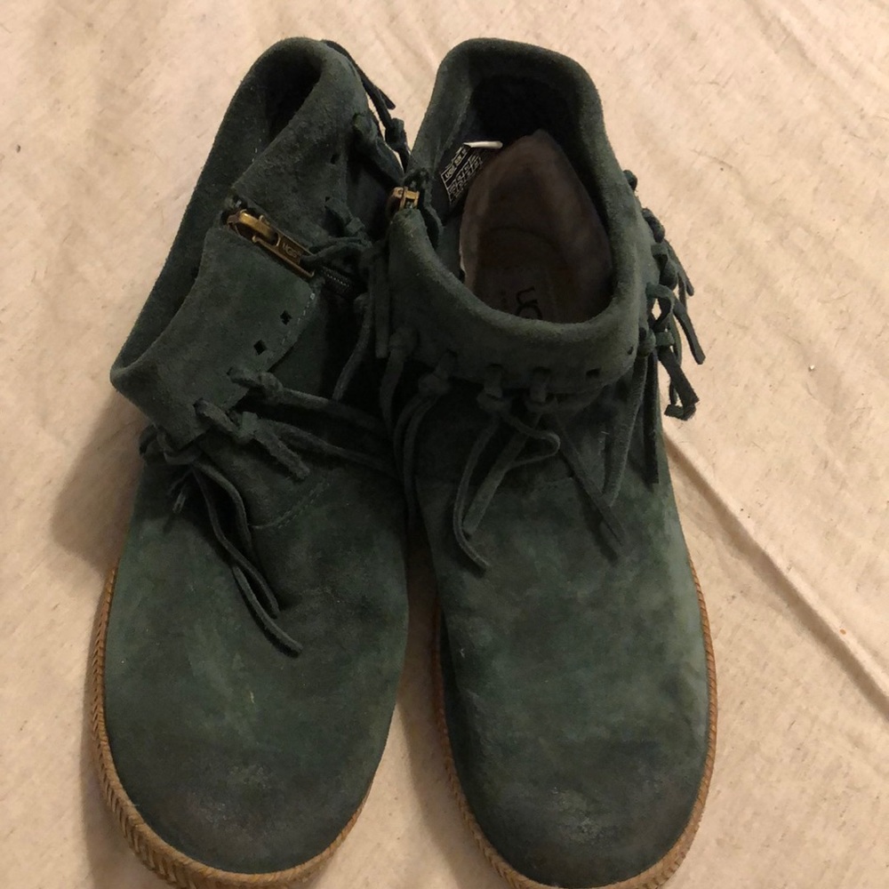 Ugg suede booties